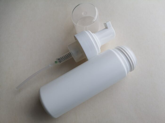 175 - 150 мл Білий HDPE флакон з білим піноутворювачем 42/410 - Зображення 2