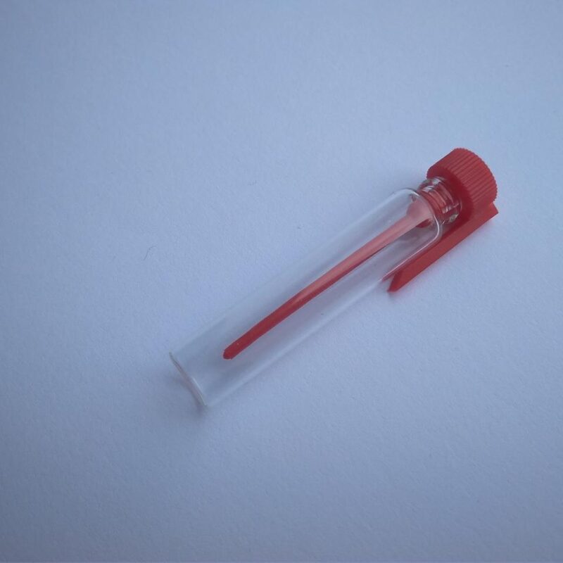2 мл пробник тестер фіолка флакончик для парфумерії, туалетної води з червоною палочкою