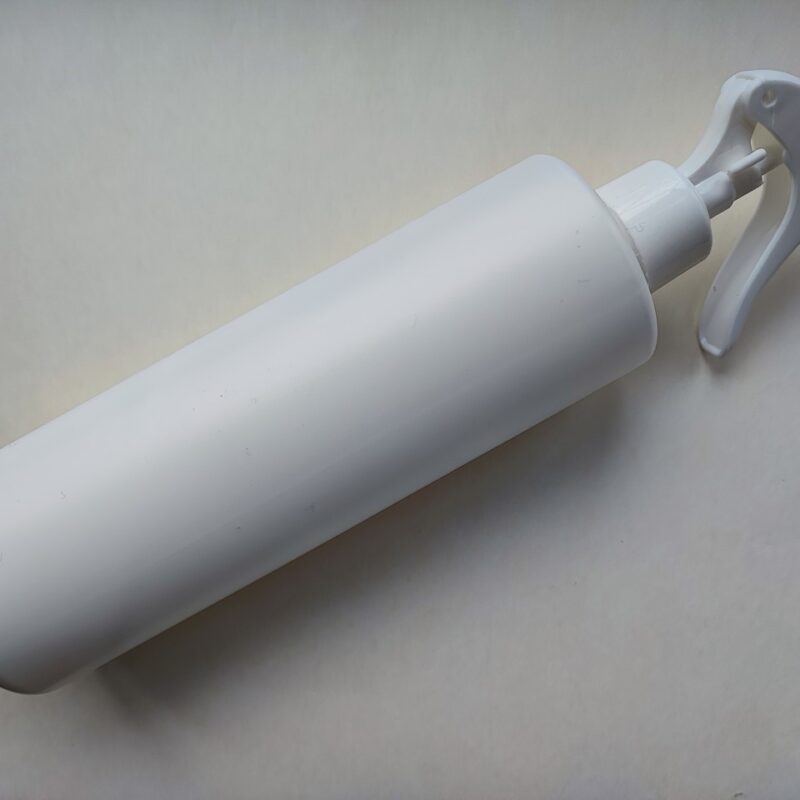 264шт. 500 мл/28 мм Циліндр білий HDPE флакон з білим мінітригером 28/410