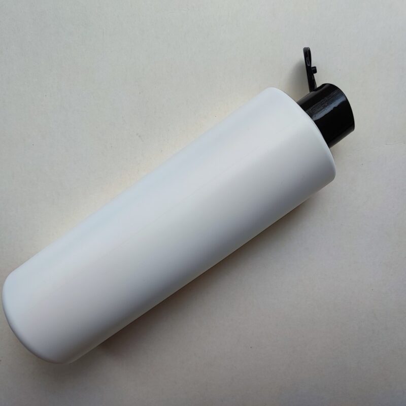264шт. 500 мл/28 мм Циліндр білий HDPE флакон з кришкою чорною фліп-топ 24/410