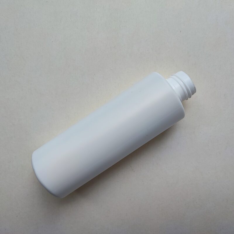 150 мл/24 мм Циліндр білий HDPE флакон окремо без насадок