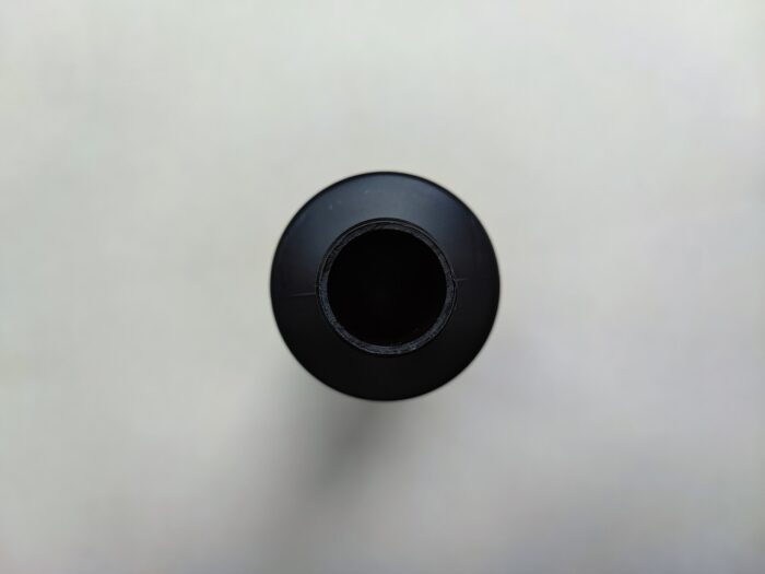 150 мл/24 мм Циліндр чорний HDPE флакон окремо без насадок - Зображення 2