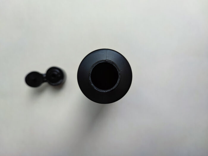 150 мл/24мм HDPE Циліндр чорний флакон з кришкою чорною фліп-топ 24/410 - Зображення 5