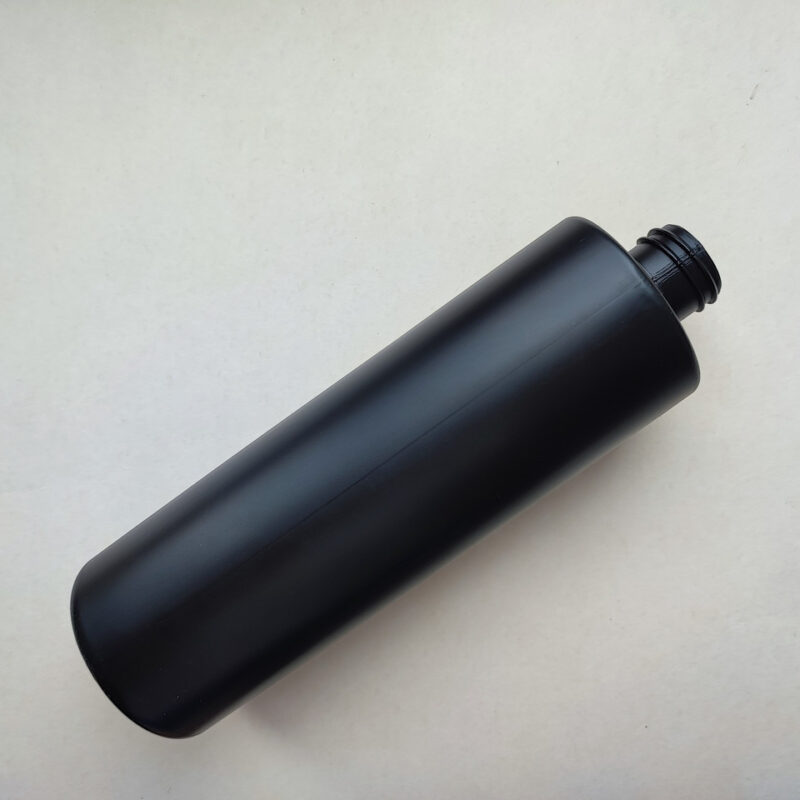 Від 264шт. 500 мл/28 мм Циліндр чорний HDPE флакон без насадки