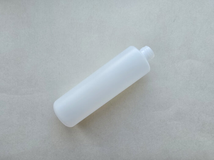 250 мл/24мм HDPE напівпрозорий ЦИЛІНДР, сам флакон окремо без насадок, пластиковий, пластмасовий