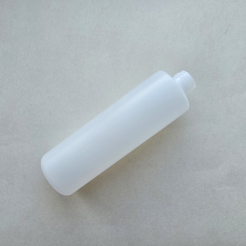 250 мл/24мм HDPE напівпрозорий ЦИЛІНДР, сам флакон окремо без насадок, пластиковий, пластмасовий