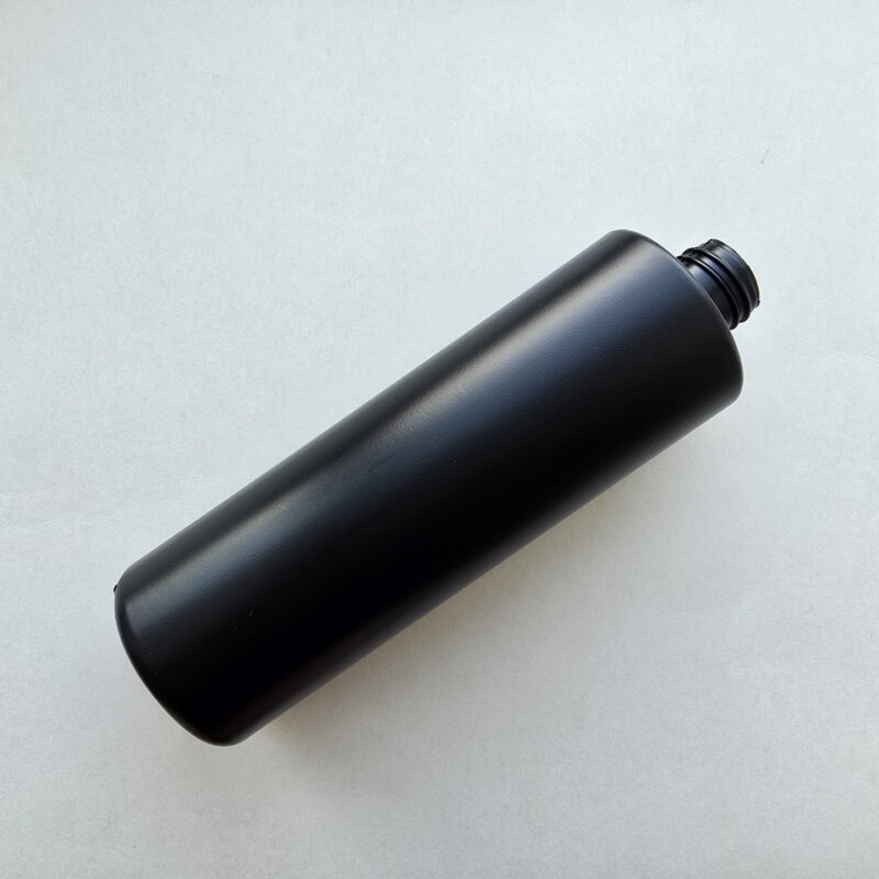 264шт. 500мл/28мм Поліетилен HDPE Циліндр чорний сам флакон окремо, для антисептика пляшка, баночка, ємкість