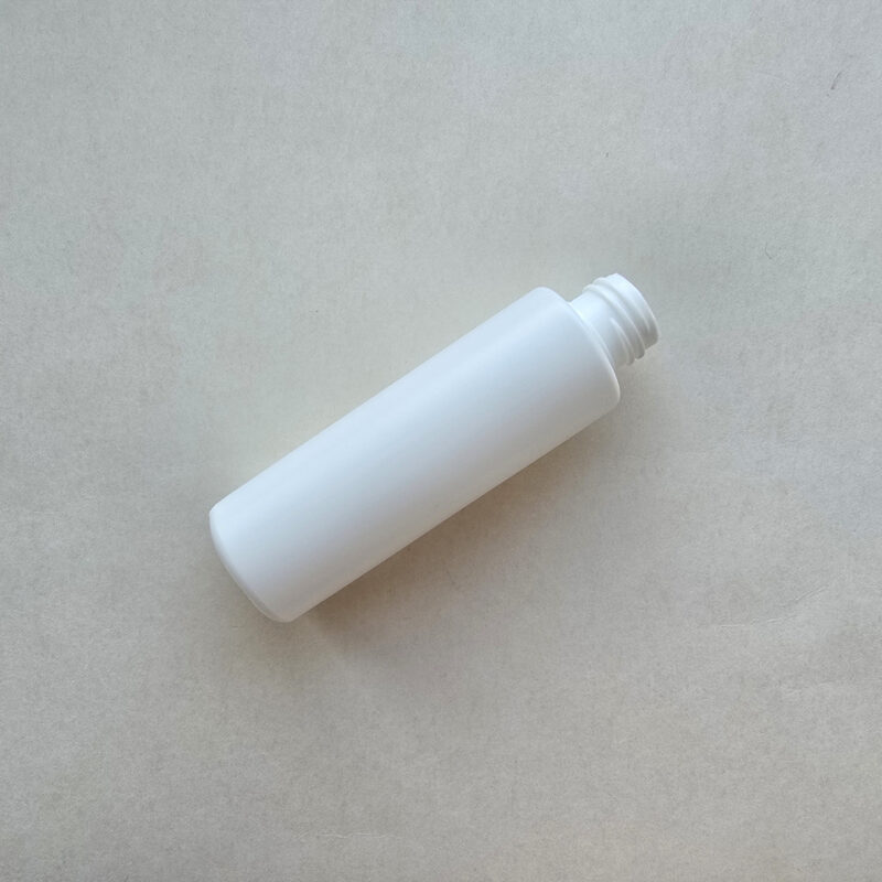 100 мл/24мм HDPE білий ЦИЛІНДР, сам флакон окремо без насадок, пластиковий, пластмасовий